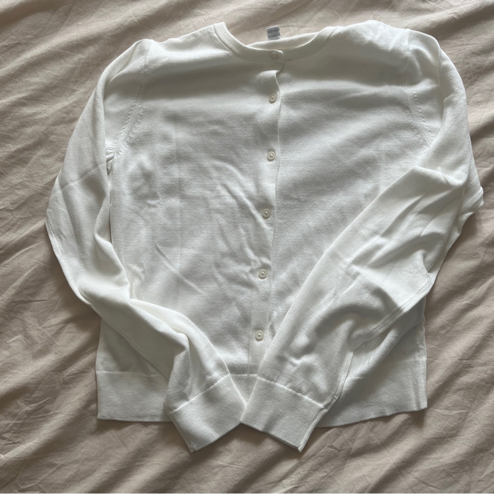 UV protection crew neck cardigan